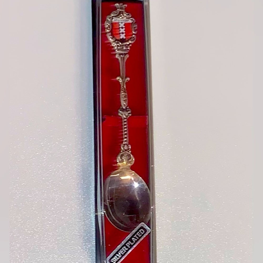 amsterdam silver plated souvenir spoon